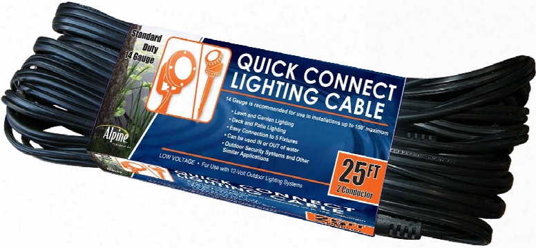 Pl325 5 Sockets Lighting Cable 25 Ft. 14