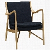 EEI-1440-BIR-BLK Makeshift Upholstered Lounge Chair in Birch Black