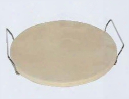 Pzst13 12" Diameter Round Ceramic Pizza Stone With Wire