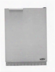 Rf24re3 24" Energy Star Outdoor Refrigerator With 6.1 Cu. Ft. Capacity And Right Hand Hinge In Brushed Stainless