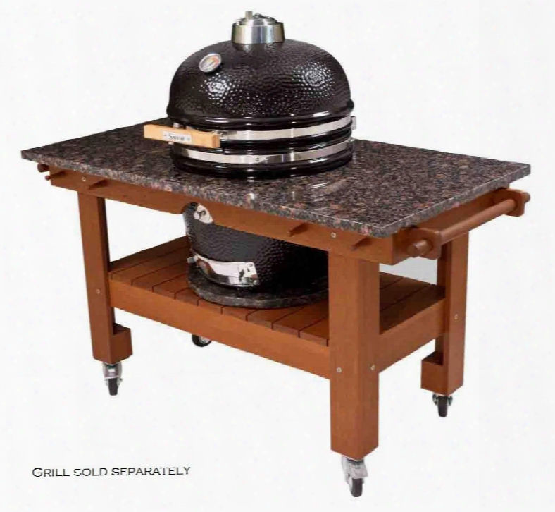 Sgtm23o-sgtg23rm Xl Red Midnight Granite Top Table For 23" Saffire Grills In Asian