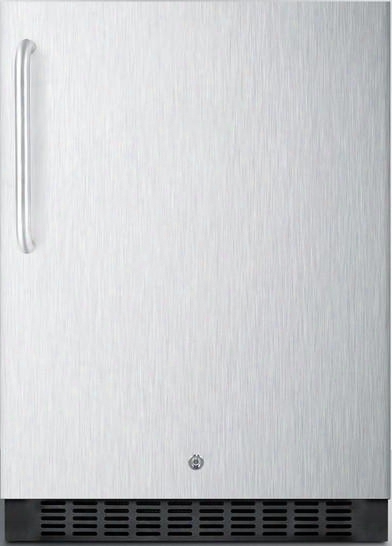 Spr627oscsstb 24" Built In/freestanding Outdoor Refrigerator With Fully Finished Cabinet Factory Installed Lock Frost-free Operation And Digital Thermostat