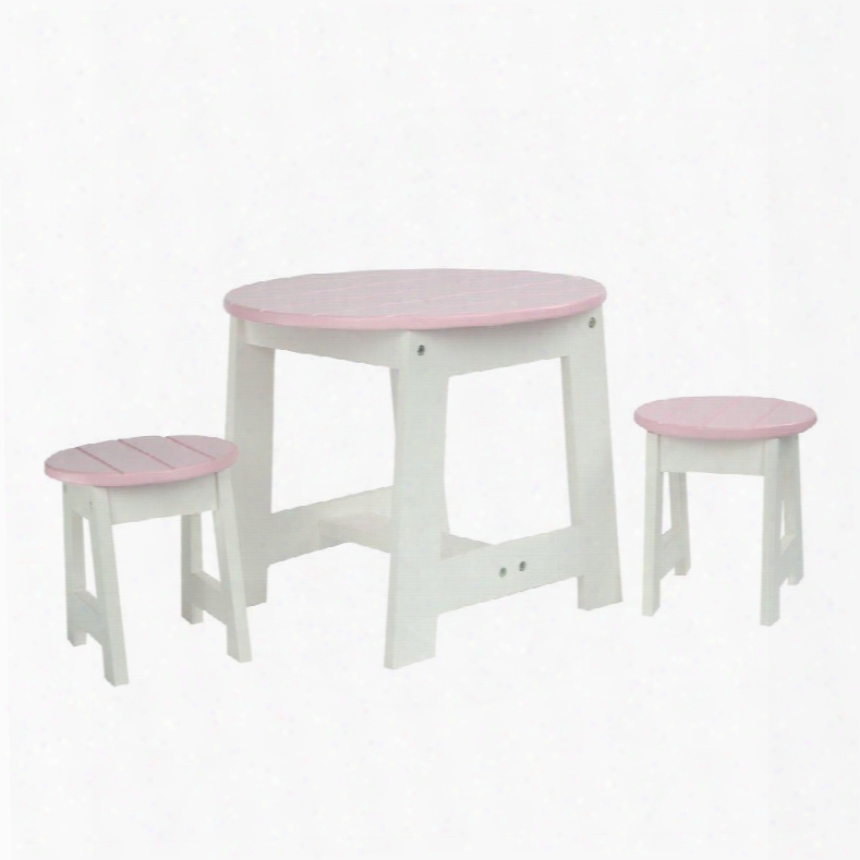 Td-0099a Teamson Kids - Little Princess 18 Doll Furniture - Outdoor Table & 2 Chairs