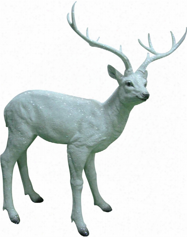 Usa242l-wt 31" Deer Statue -