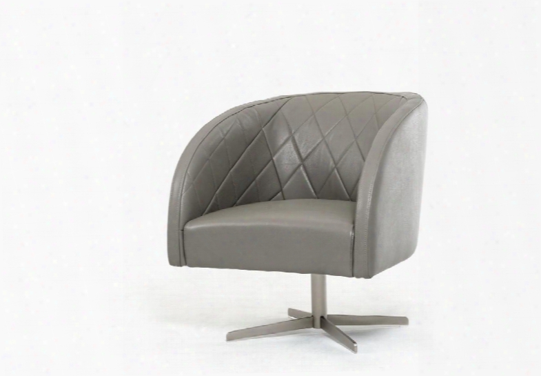 Vgkka-769-gry Divani Casa A-769 Modern Grey Italian Leather Lounge