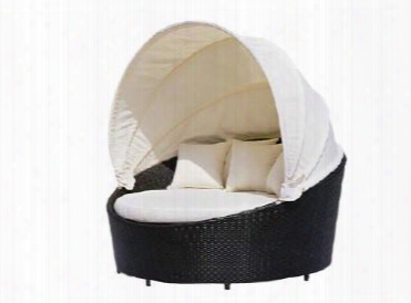 Vgubcove Renava Cove - Round Patio Day Bed With Retractable Sun