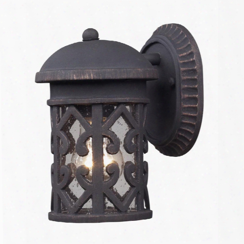 42065/1 Tuscany Coast 1-light Outdoor Sconce In Weathered