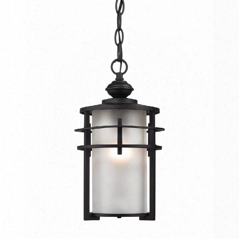 46253/1 Meadowview 1 Light Outdoor Pendant In Matte