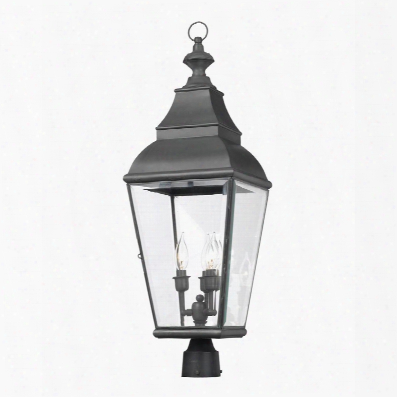 5217-c Bristol Solid Brass Outdoor Post Lantern In