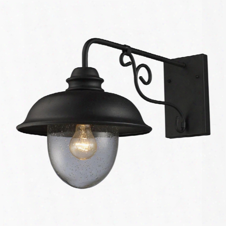 62001-1 Streeside Caf 1-light Outdoor Sconce In Matte