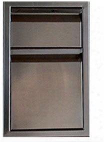 814091 13" 2-drawer For Outdoor Grill Built-in Appplication In Stainless