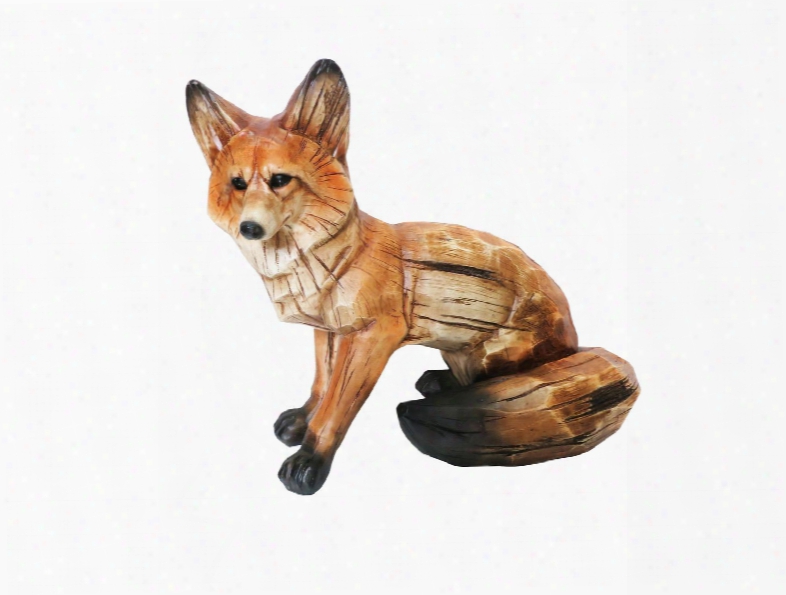 Ajy162 15" Sitting Fox