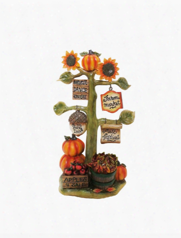 Ajy166 10" Harvest Decor With Signs