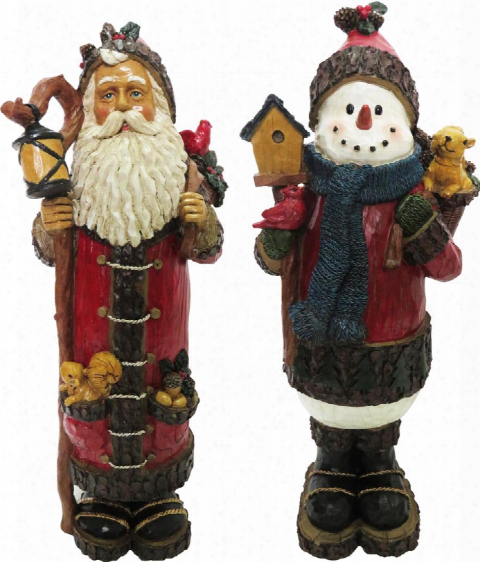 Ajy172a 18" Christmas Statuary - Assortment Of