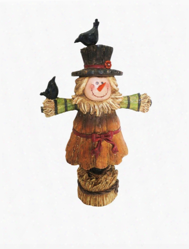 Ajy174 12" Girl Scarecrow Harvest