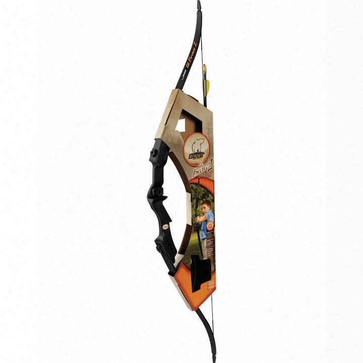 Ays5400rb2 Lil' Brave Right-handed Two Bow Set With 2 Safetyglass Arrows Armguard Arrow Quiver Handle Tab Arrow Rest And Sight