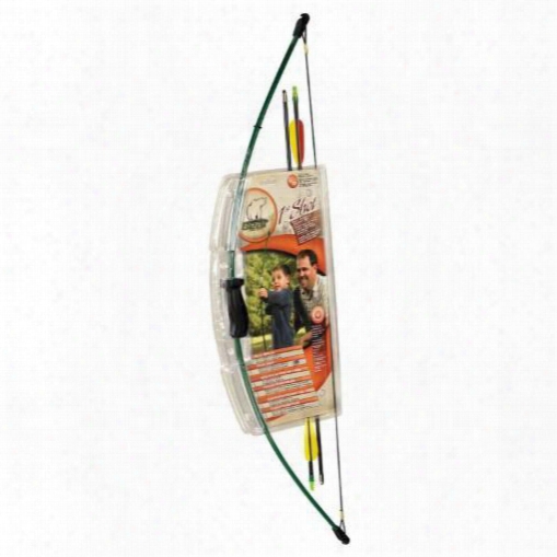 Ays6200 First Shot Youth Bow Sets With 2 Safetyglass Arrows Armguard Arrow Quiver Finger Tab And