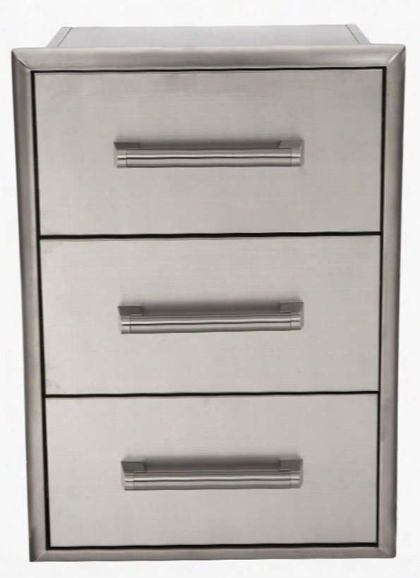 C3dc 3 Drawer Cabinet With Premium Stainless Steel Construction Professional-style Handles Extended Drawers Rigid Construction Lar Ge Storage Space Within