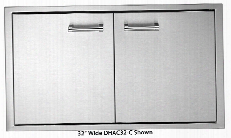 Dh Ad42-c 42" Double Access Doors With 304 Stainless Steel Construction Onne-piece 18 Gauge Frame And Adjustable European Hinges In Stainless