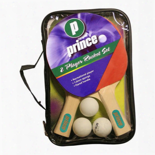 Pgs21010 2 Player Table Tennis Game Room Set With 2 Rackets Net And Post Set 3 Quality White Balls And Storage