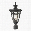 45079/1 Anise Collection 1 Light outdoor post Light in Textured Matte