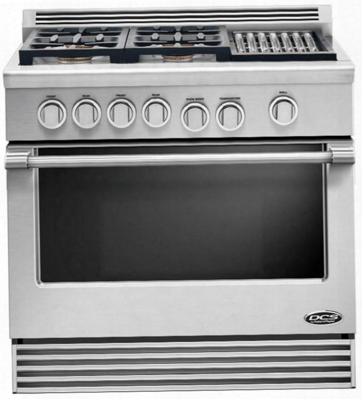 Professional Rgv-364gl-l 36" Slide-in Liquid Propane Range With 4 Dual Flow Burner Dual Convection Oven 12 000 Btu Grill Full Extension Racks And Infrared