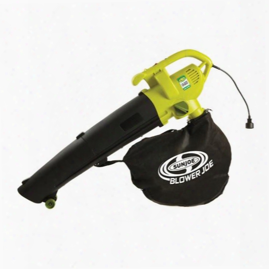 Sbj604e Sun Joe Blower Joe 3-in-1 Electric Blower/vacuum/leaf Shredder With 12 Amp Motor 14 Gallon Capacity And 6 Speed