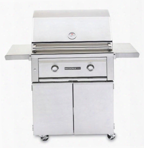 Sedona 2-piece Stainless Steel Outdoor Grill Set With L500pslp Liquid Propane Grill And L500cart 30" Freestanding