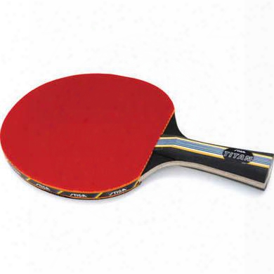 T1260 Titan Table Tennis Premium Racket With Concave Italian Composite Handle And 5-ply Extra Light