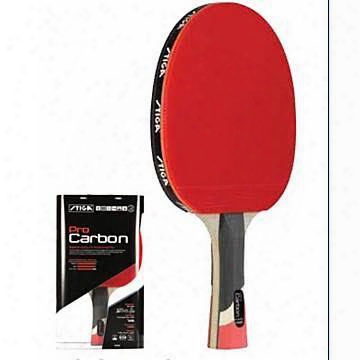 T1290 Pro Carbon Table Tennis Premium Racket With Concave Pro Handle And S5