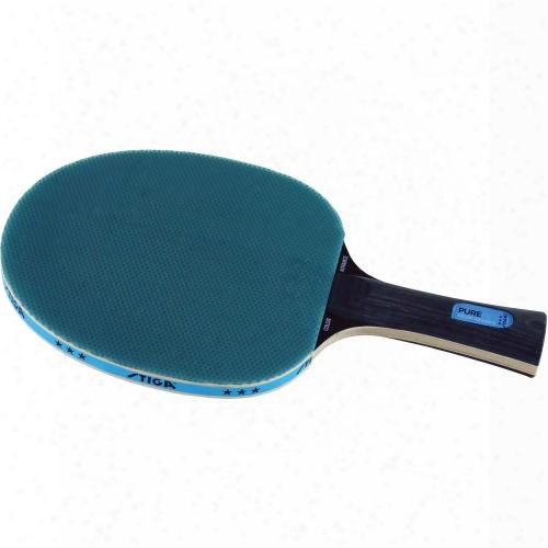 T159601 Pure Color Advance 3 Star Table Tennis Racket With Concave Handle In