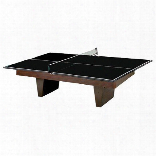 T8101 Fusion Table Tennis Table Black Conversion Top With Sponge Rubber Strips And Corner Protection