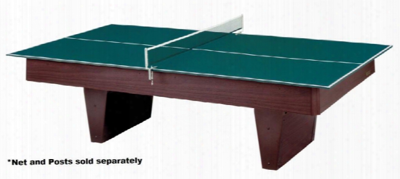 T8144 Duo Table Tennis Table Lack Conversion Rise To The ~ Of With Sponge Rubber Strips And 30" Center-mounted Steel Stiffeners: Net And Posts Sold