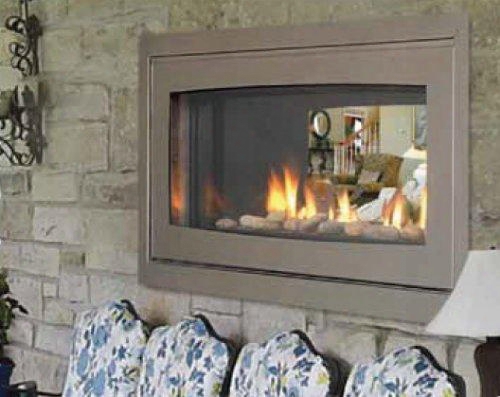 Wst500ssdk See-thru Outdoor Glass Facing Kit In Stainless Steel (fireplace Sold