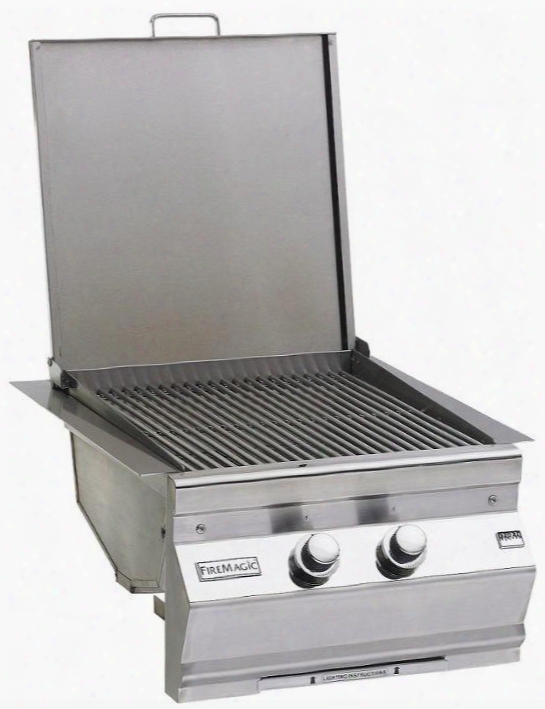 3288-1p Double Searing Built In Station And Liquid Propane Side Burner 32 000 Total Btus Stainless Steel Grid: Stainless