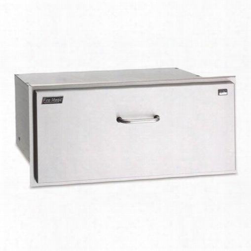 33830-s Stainless Steel Masonry Drawer With Outside Mounting (13" H X 31" W X 20.5