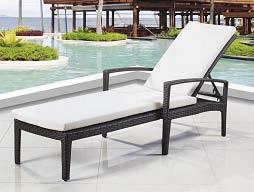 B0101 Global Furniture Usa Chaise In Black And