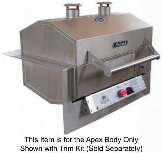 Bh421ss5lpb 27" Built-in Apex Liquid Propane Gas Grill With 14000 Btu Burner Output Knob Controls And Stainless Steel Towel-bar Handle In Stainless