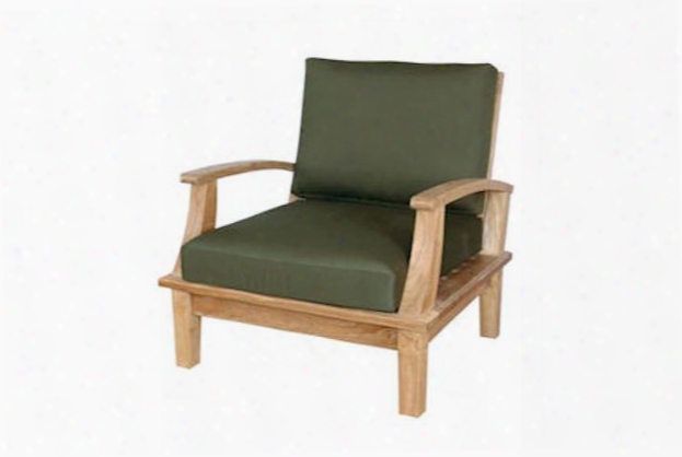 Brianna Ds-101-5488 31" Deep Seating Armchair In Natural Finish With A Teak