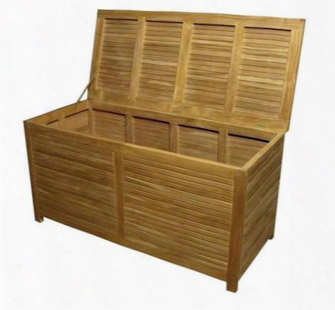 Camrose Cb-6226 62" Large Storage Box With Solid Brass Fixtures In Natural