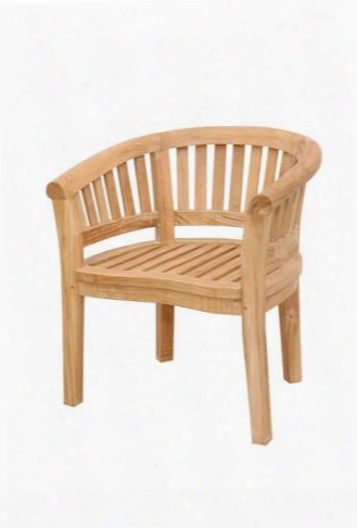 Curve Chd-032t 31" Extra Thick Wood Armchair In Natural