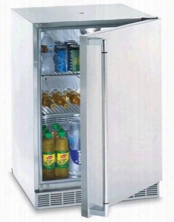 L24bf 5.5 Cu. Ft. Capacity 24" Outdoor R Efrigerator / Convertible To Beverage Dispenser Adjustable Shelves Adjustable Temperature Forced-air Cooling And