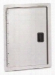 24-17-SD 17" Stainless Steel Single Access Door with Black Latch