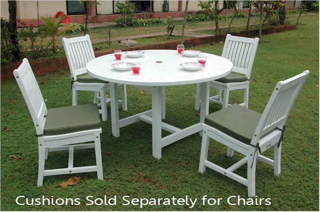 Regency Collection Set-p16 5-piece Dining Set With 52" Round Table And 4 Dining