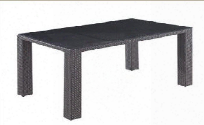 T077 64" Length Global Furniture Usa Rectangular Dining Table With Glass In