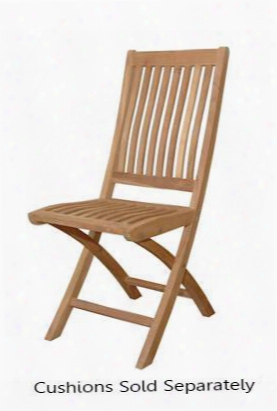 Tropico Collection Chf-104 Set Of (2) 16" Folding Chair In Natural
