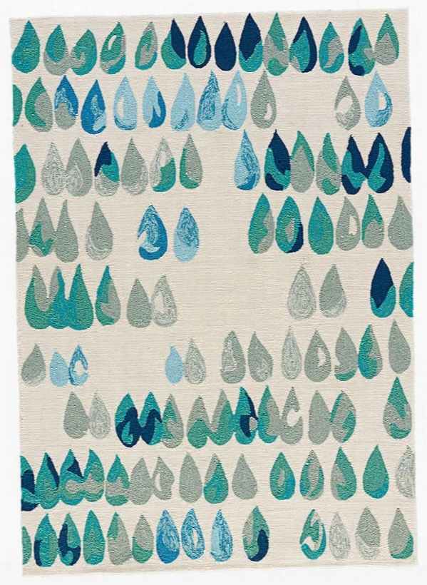 Barcelona I-o Rug In Papyrus & Green Bay Design By Jaipur