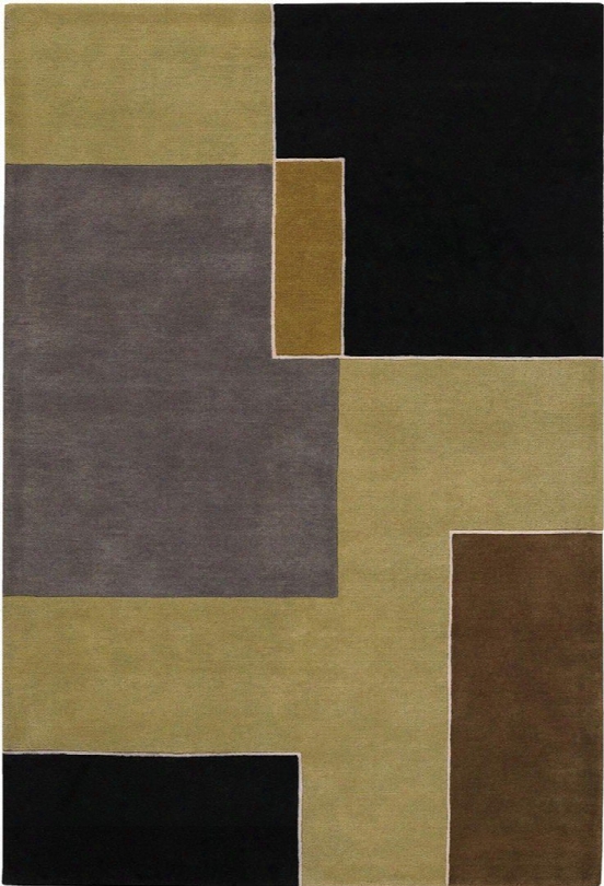 Bense Collection Hand-tufted Area Rug, Beige & Black Design By Chandra Rugs