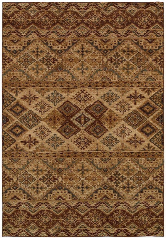 Blvbv399200049216 Bellevue Bv3992-9'2" X 12'6" Power-loomed 100% Heat-set Polypropylene Rug In Brown Rectangle