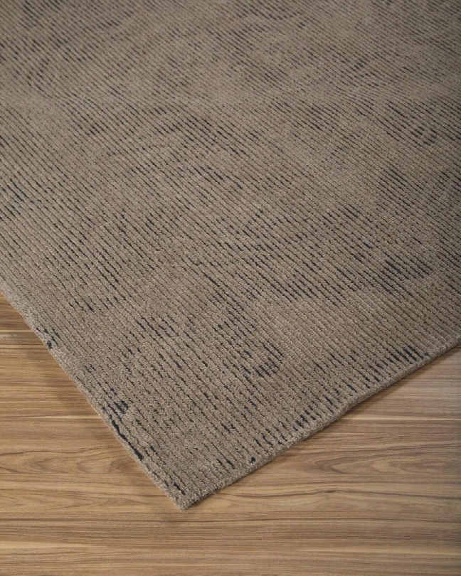 Burks R400211 120" X 96" Large Size Rug With High/low Damask Design Hand-tufted 4-5mm Pile Height And Wool Material Backed With Cotton In Brown